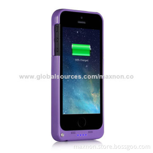 2,200mAh External Back Battery Case for iPhone 5/5C/5S, 3-in-1 with Changeable Faceplate